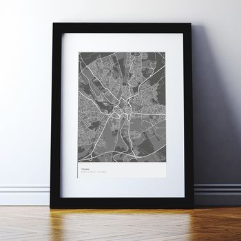 Personalised Abstract Map Print, 5 of 8