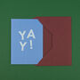 'Yay' Congratulations And Well Done Card, thumbnail 4 of 4
