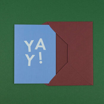 'Yay' Congratulations And Well Done Card, 4 of 4