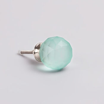 G Decor Diamond Sphere Stylish Matt Glass Knobs, 4 of 9