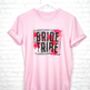 Bride Tribe Pink Floral Hen Do T Shirt, thumbnail 1 of 3