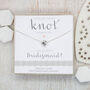 Wedding Necklace Tie The Knot Bridesmaid, thumbnail 1 of 7