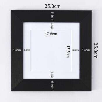 Square Black Frame Gallery Wall Collection, 4 of 6