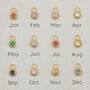 Personalised Birthstone And Freshwater Pearl Necklace, thumbnail 5 of 8