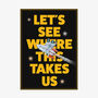 Personalised Photo Couples Print 'Let's See Where This Takes Us', thumbnail 3 of 4