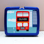 London Bus Personalised Lunch Box, thumbnail 2 of 7