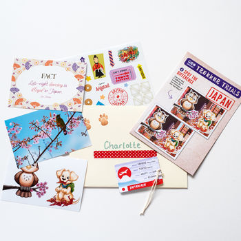 Japan Activity Set With Japanese Fan And Origami Paper, 5 of 5