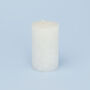 G Decor Adeline White Pearl Textured Pillar Candle, thumbnail 4 of 6