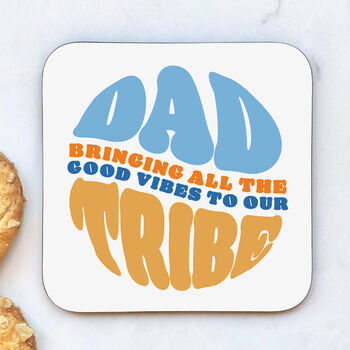 Good Vibes To The Tribe Father's Day Card, 3 of 3