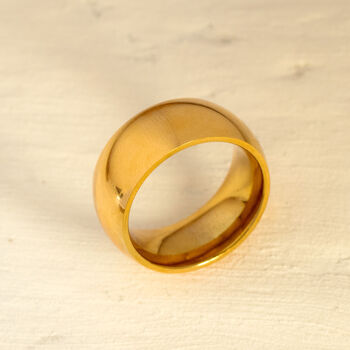 Polished Thick Dome Ring Band, 4 of 6