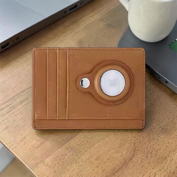 Apple Airtag Leather Wallet, Credit Card Holder, 2 of 6