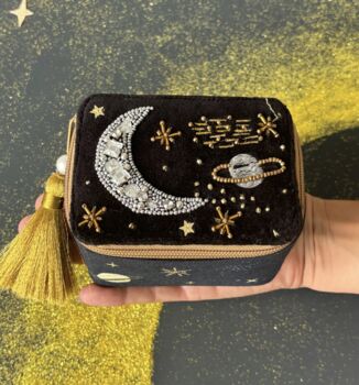 Embroidered After Dark Jewellery Box, 2 of 4