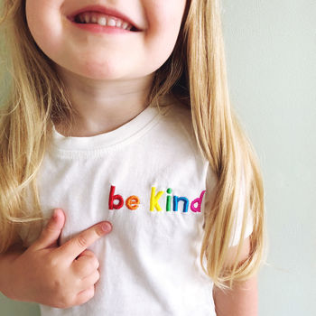 'Be Kind' Kid's T Shirt, 5 of 7