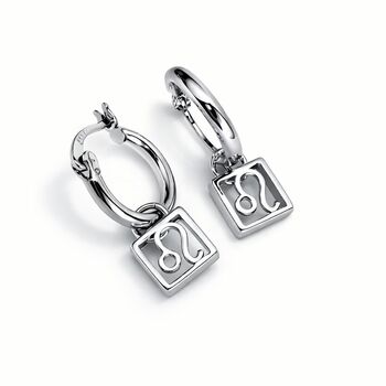 Leo Zodiac Charm Earrings Gift For Her, 4 of 7