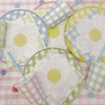 Pastel Gingham Paper Plates, 11 of 11