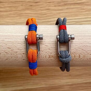 Men's Double Strand Cord Bracelet, 2 of 4
