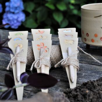 Personalised Ceramic Plant Markers And Labels Set, 7 of 10