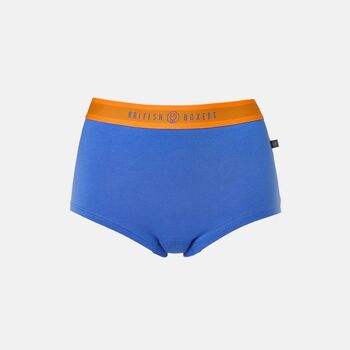 Women's Three Pack 'Citron Blue' Hipster Briefs, 6 of 12