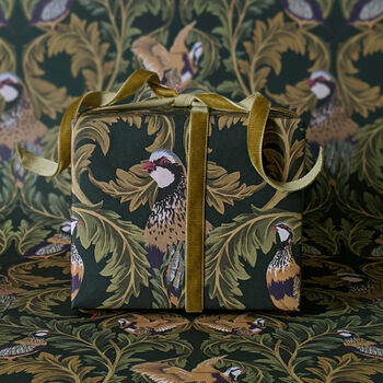 Christmas Partridge Wrapping Paper Set, 10 of 12