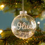 Personalised Glass Star Bauble, thumbnail 4 of 6