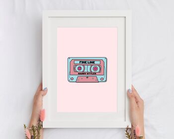 Harry Styles Debut Inspired Cassette Print, 2 of 5