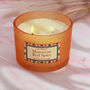 G Decor Moroccan Spice Orange Frosted Glass Jar Candle, thumbnail 1 of 4