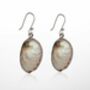 Drop Earrings Made From A Textured Shell, thumbnail 3 of 4
