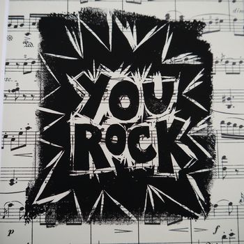 You Rock Handmade Print, 2 of 4