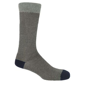 Lux Taylor Grey Luxury Crew And Trainer Men’s Socks, 5 of 7
