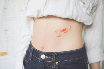 Goldfish Two Temporary Tattoo, 5 of 7