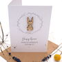 Betsy Bunny New Baby Personalised Card, thumbnail 8 of 8