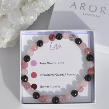 Love Crystal Bead Bracelet Gift For Love And Romance, 4 of 6