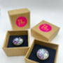 Cufflinks Disco Festive Sparkly Silver Hand Made Two Sizes, thumbnail 8 of 9