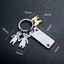 Enamel Dipped Laser Engraved Daddy Keyring, thumbnail 2 of 9