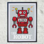 Personalised 'Robot' Print, thumbnail 2 of 3