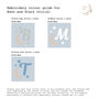 Personalised Blue Baby Blanket – Moon And Stars Initial Embroidery, thumbnail 6 of 12