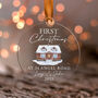 Our First Christmas In New Home Personalised Bauble, thumbnail 4 of 8