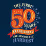 Funny 50th ‘Childhood’ Milestone Birthday Card, thumbnail 2 of 3