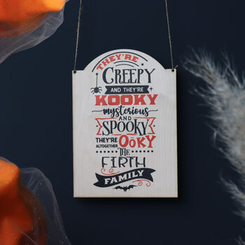 Personalised Halloween Hanging Sign, 2 of 6