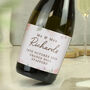 Personalised Italian Prosecco Wedding Gift Floral Watercolour, thumbnail 2 of 3