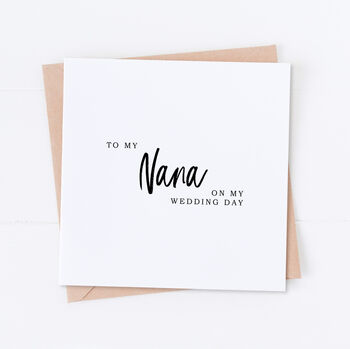 Granny Wedding Bridal Card, 2 of 7