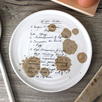 Personalised Handwritten Recipe Plate, 7 of 9