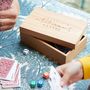 Personalised Domino, Cards And Dice Games Box, thumbnail 1 of 1