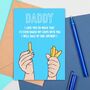 Large Size Chip Loving Dad/Daddy Card, thumbnail 1 of 4