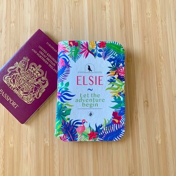 Passport Holder Tropical Summer Personalised, 5 of 8