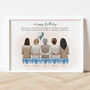 Personalised 60th Birthday Group Friendship Print, thumbnail 1 of 5