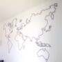 Handmade Wire World Map, thumbnail 2 of 5