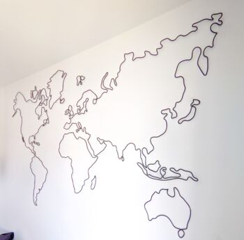 Handmade Wire World Map, 2 of 5