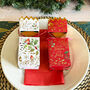 Square Robin Christmas Crackers Set Four Pack, thumbnail 1 of 7