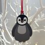 Penguin Christmas Tree Decoration, thumbnail 1 of 8